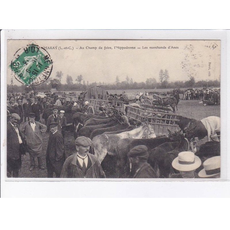 MARAY: au champ de foire l'hippodrome, les marchands d'anes - très bon état