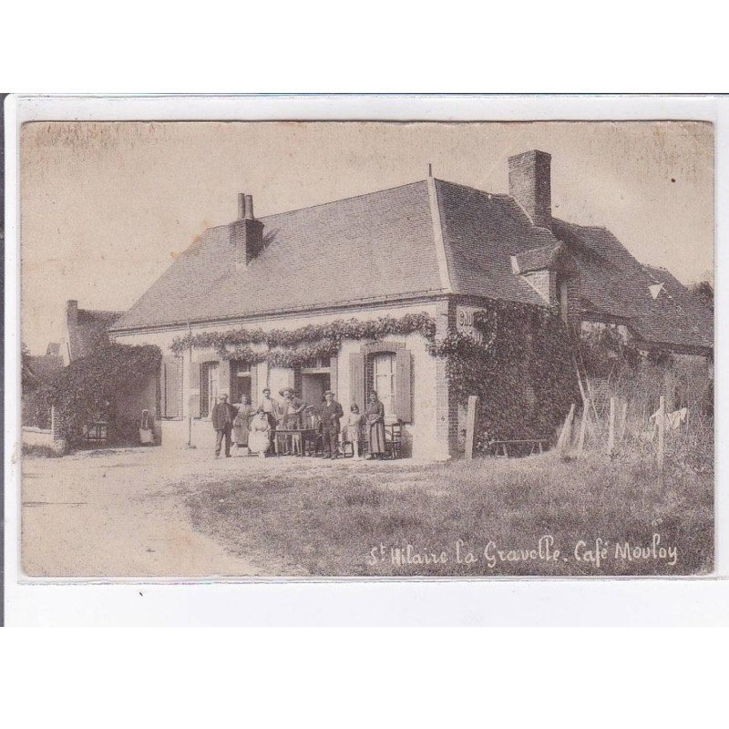 SAINT-HILAIRE-la-GRAVELLE: café moulay - état