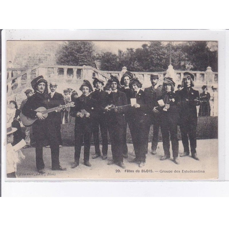 BLOIS: fêtes de blois, groupe des estudeantina - très bon état