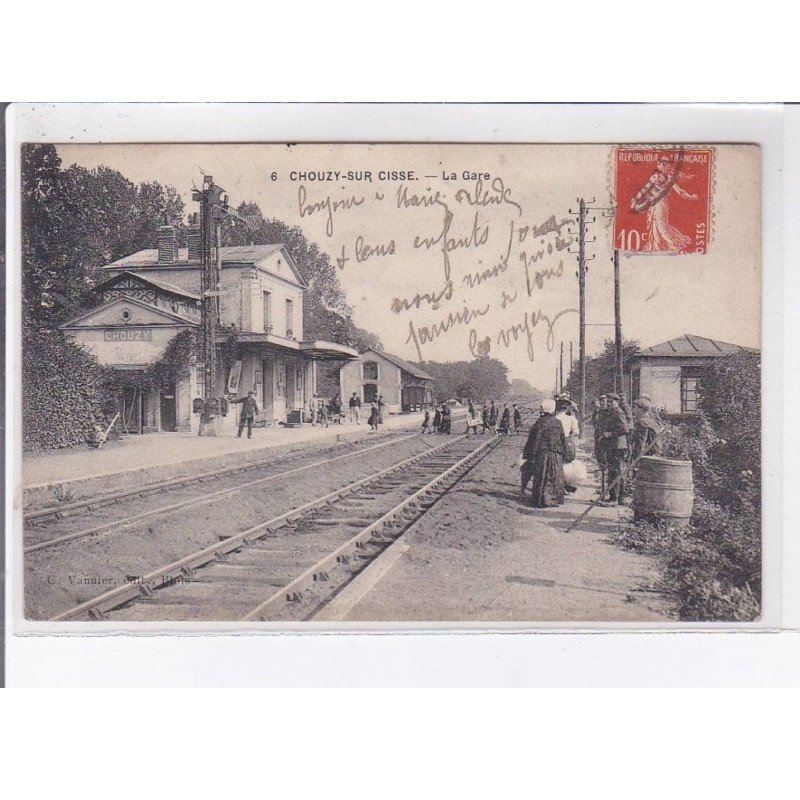 CHOUZY-sur-CISSE: la gare - très bon état
