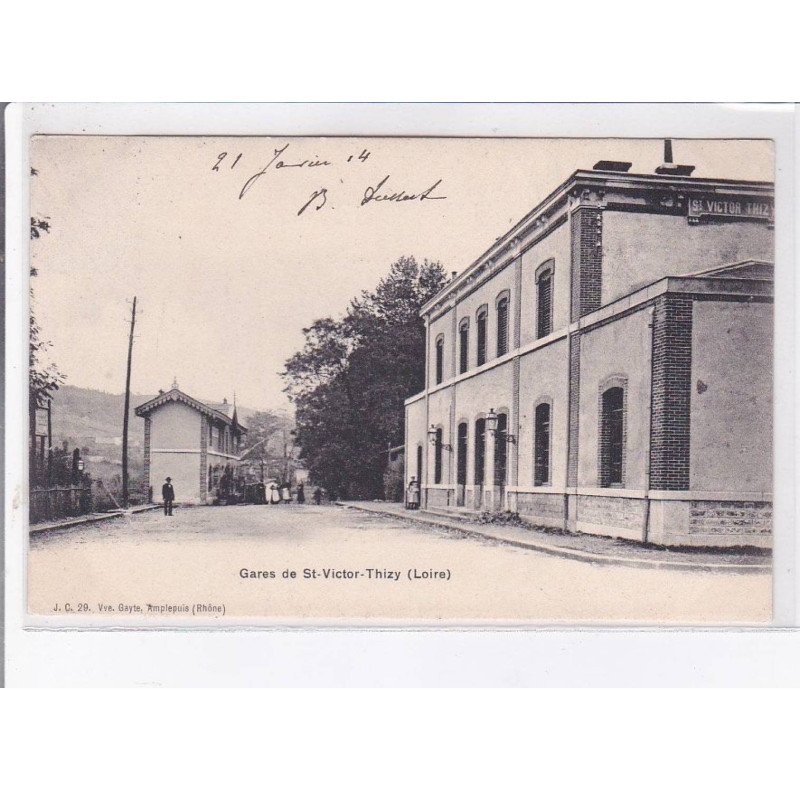 SAINT-VICTOR-THIZY: gares - très bon état