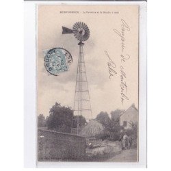 MONTCORBON: la fontaine et le moulin à vent - très bon état