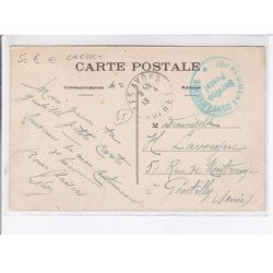 SAINT-LYE: hôtel du lion d'or tenu par C. Quillerier recommandé du T.C.F. poste de secours, cachet chiens- très bon état