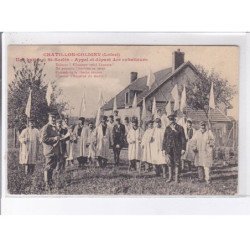 CHATILLON-COLIGNY: une battue à saint-sorlin appel et départ des rabatteurs, chasse - très bon état