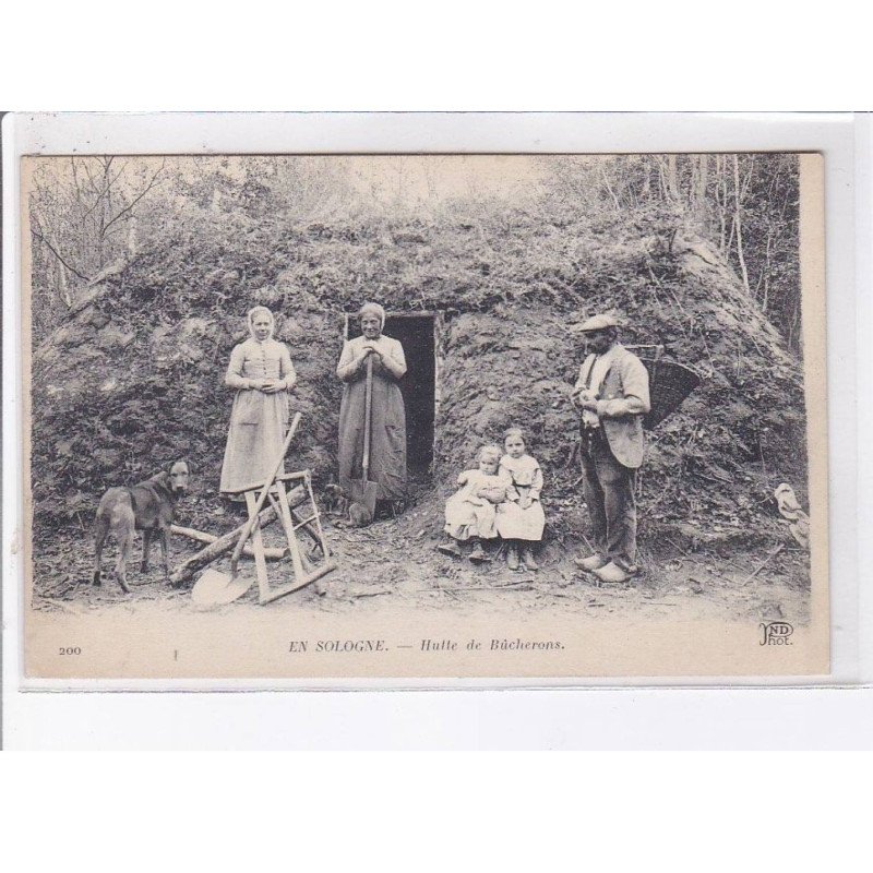 EN SOLOGNE: hutte de bûcherons - très bon état