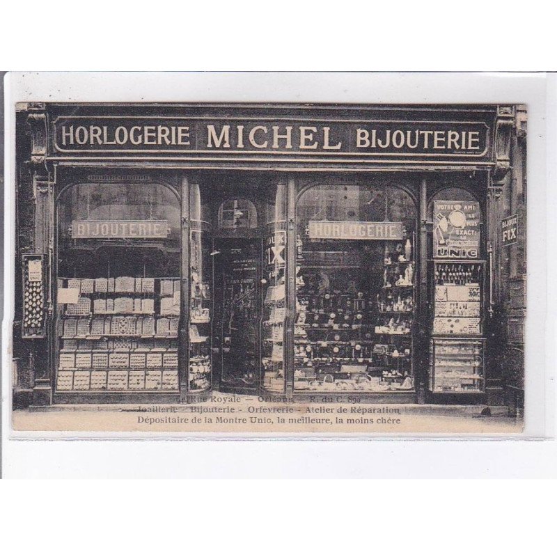 ORLEANS: horlogerie Michel bijouterie orfèvrerie atelier de réparation - très bon état