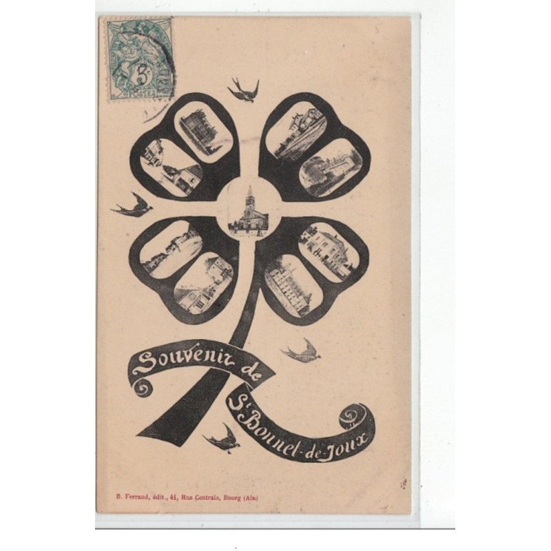 Souvenir de SAINT BONNET DE JOUX - très bon état