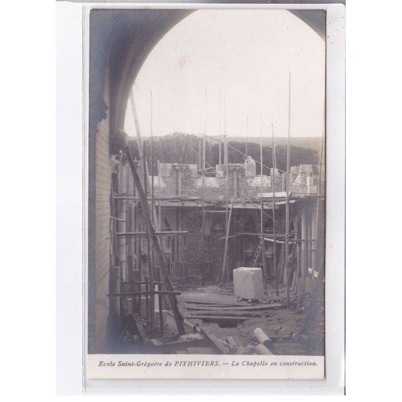 PITHIVIERS: école saint-grégoire la chapelle en construction - très bon état