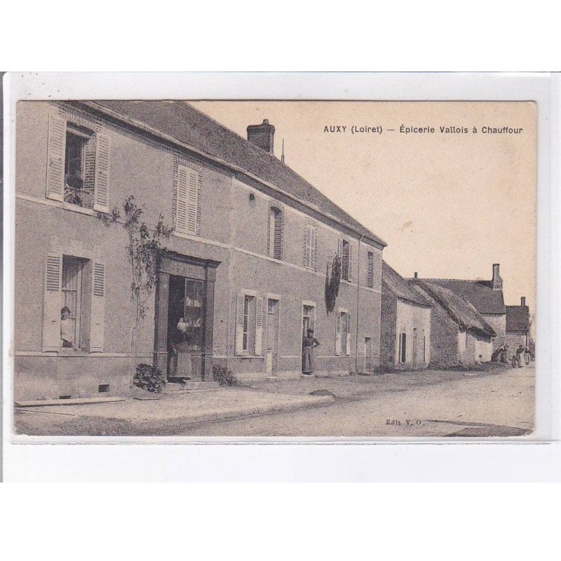 AUXY: épicerie vallois à chauffour - très bon état