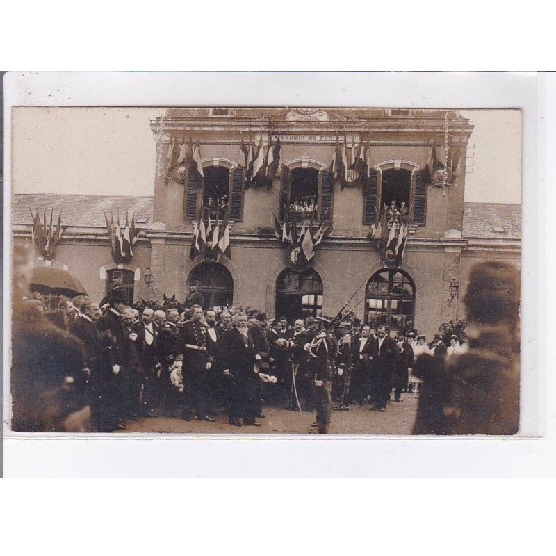 VILLENEUVE-sur-LOT: président de la république, gare, visite d'Armand Fallière - très bon état