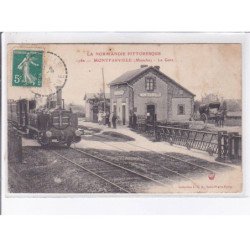 MONTFARVILLE: la gare - état