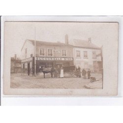 Bétheniville: carte photo du magasin des comptoirs français - très bon état