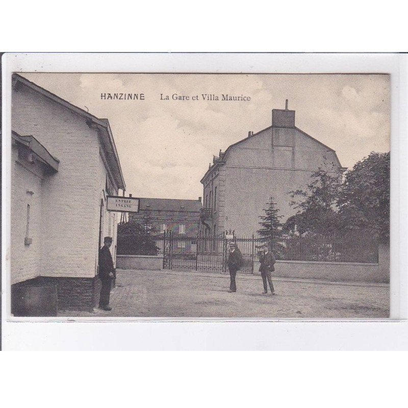 HANZINNE: la gare et villa maurice - très bon état