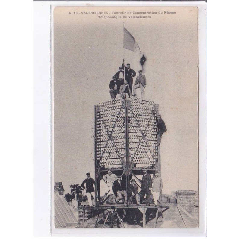 VALENCIENNES: tourelle de concentration du réseau téléphonique de valenciennes - très bon état