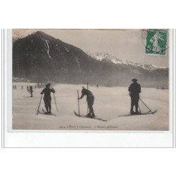 L'Hiver à CHAMONIX - Skieurs militaires - très bon état