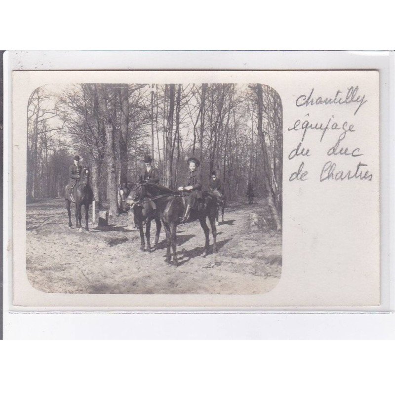 CHANTILLY: chasse à courre - très bon état