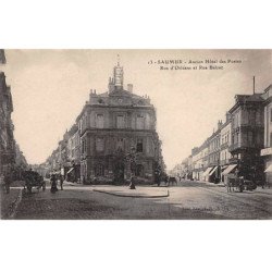 SAUMUR - Ancien Hôtel des Postes - Rue d'Orléans et Rue Balzac - très bon état