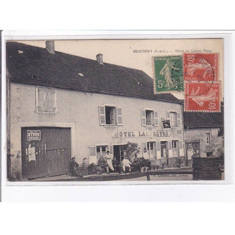 BEAUBERY: hôtel du cheval-blanc - très bon état