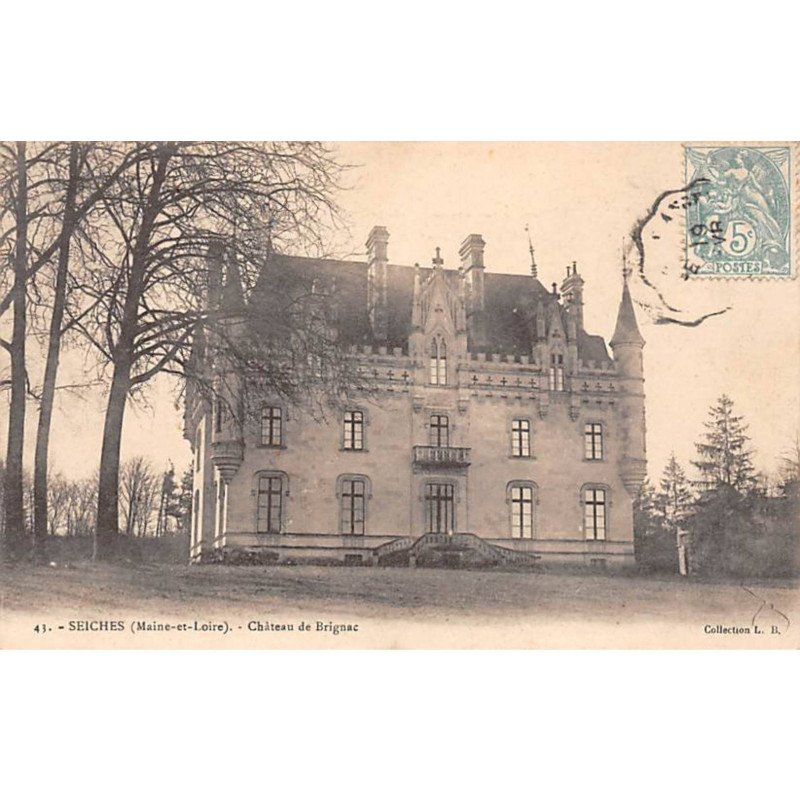 SEICHES - Château de Brignac - très bon état