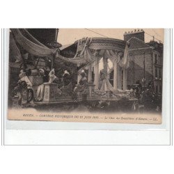 ROUEN - Cortège Historique du 11 Juin 1911 - Le Char des Dentellières d'Alençon - très bon état