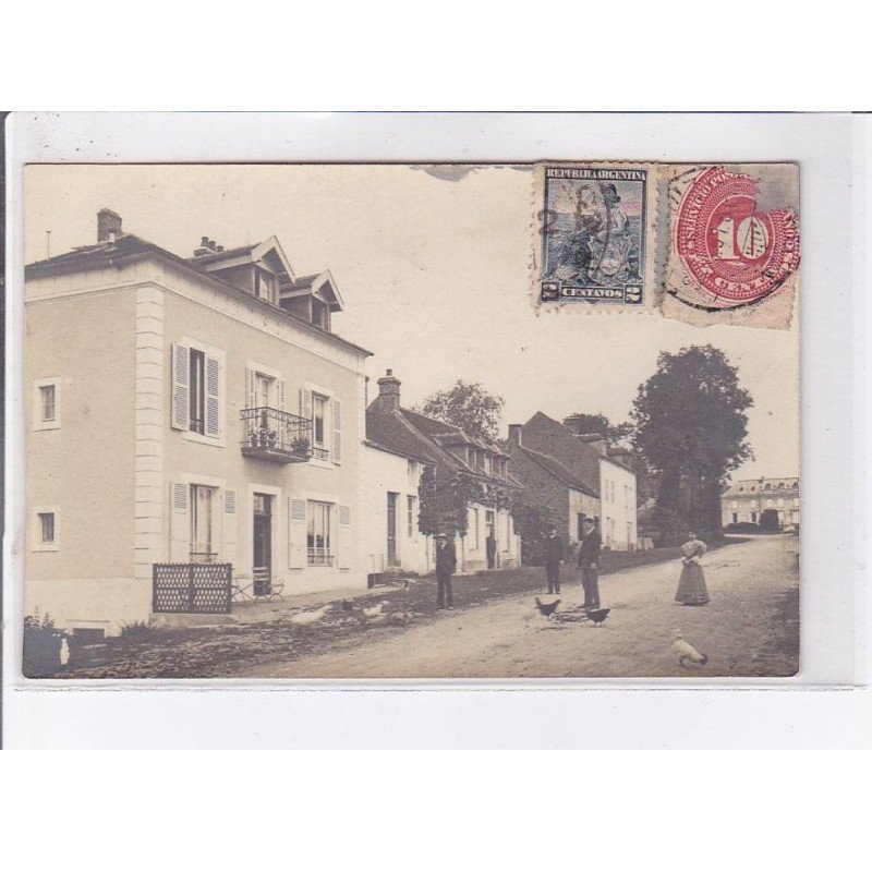 SAUVIGNY le BOIS: scène de rue - état