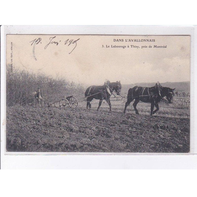 THISY: le labourage à thisy - très on état