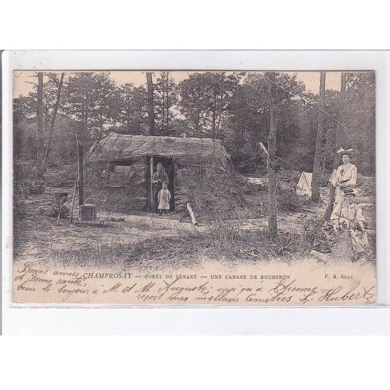 CHAMPROSAY: forêt de sénart une cabane de bucheron - très bon état
