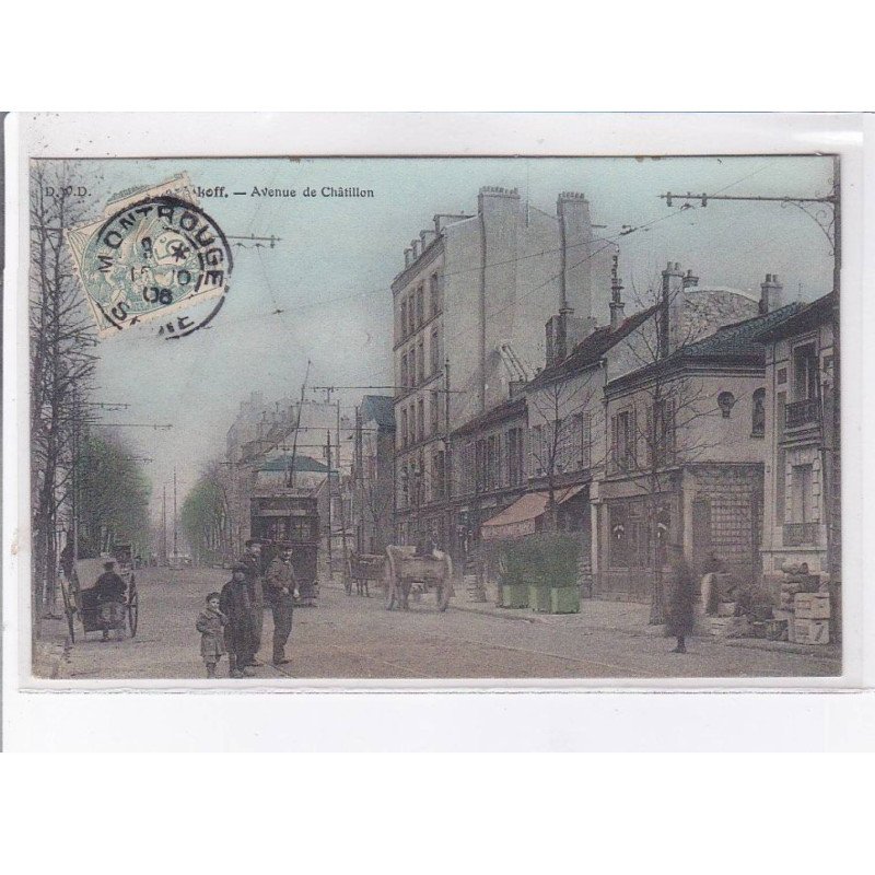 MALAKOFF: avenue de châtillon, tramway - très bon état