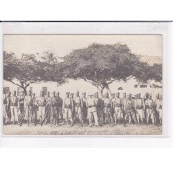 TAHITI / Nouvelle Calédonie / Ile des Pins / Iles Loyautés : lot de 5 cartes photo de militaires (guerre 14-18) - TBE