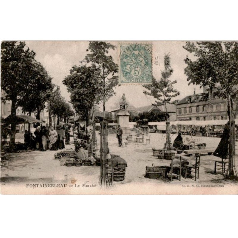 FONTAINEBLEAU: le marché - très bon état