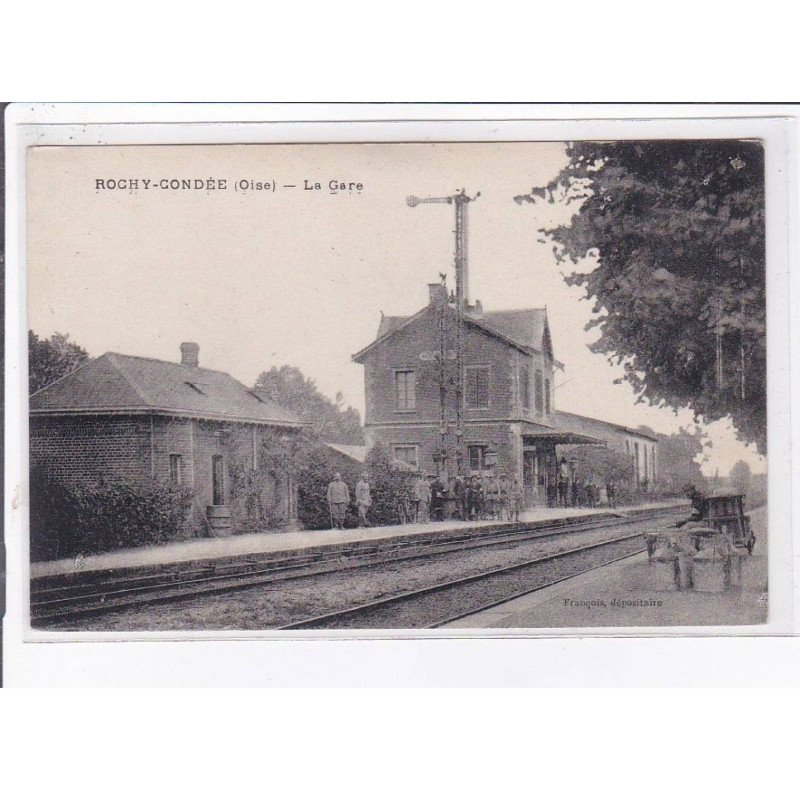 ROCHY-CONDEE: la gare - très bon état