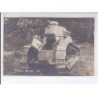 MILITAIRE: tank, tank, carte photo, char Renault, Franz tank - très bon état