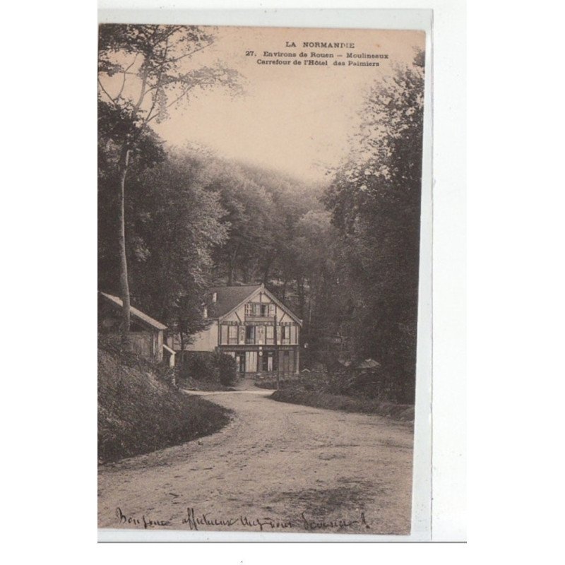 MOULINEAUX - Environs de ROUEN - Carrefour de l'Hôtel des Palmiers - très bon état
