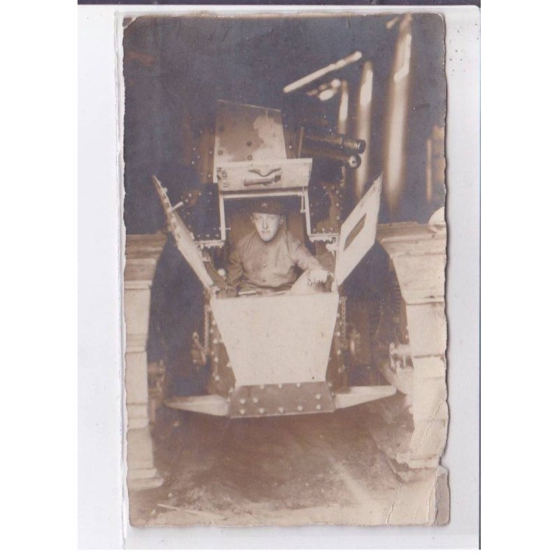 MILITAIRE: tank, tank, carte photo - état
