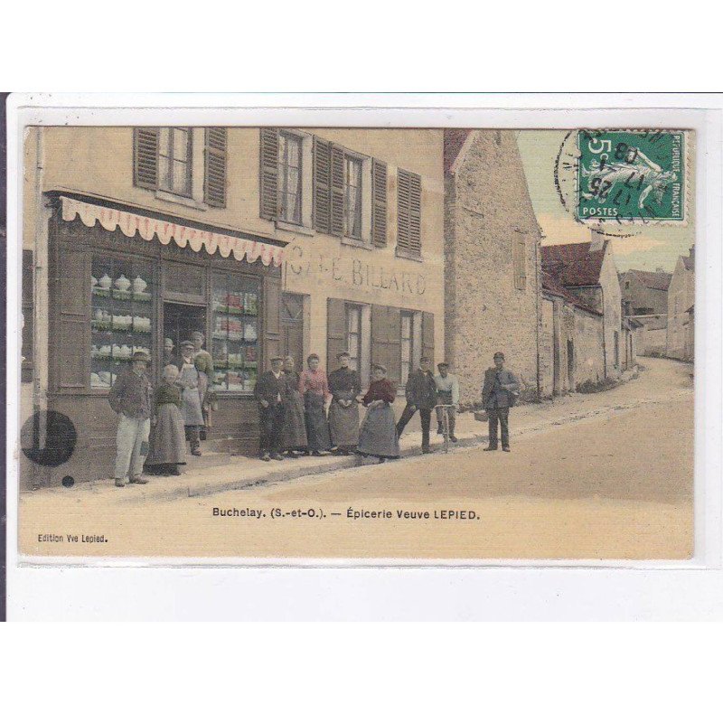 BUCHELAY: épicerie veuve lepied - très bon état