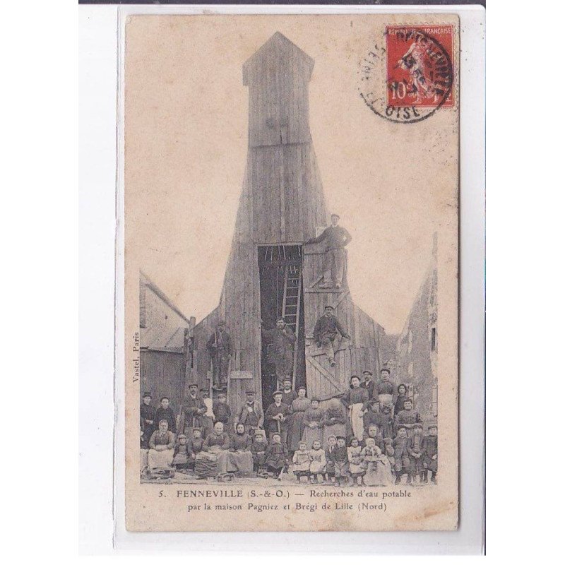FENNEVILLE: recherches d'eau potable pour la maison pagniez et brégi de lille - état