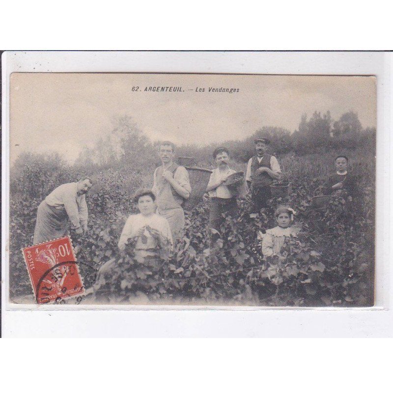 ARGENTEUIL: les vendanges - très bon état