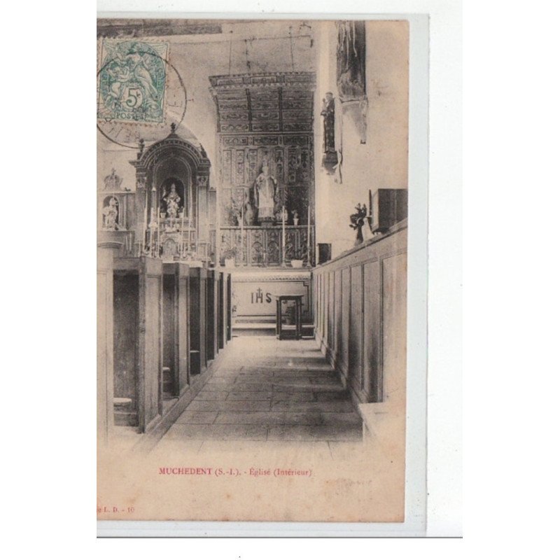 MUCHEDENT - Eglise (intérieur)  - très bon état