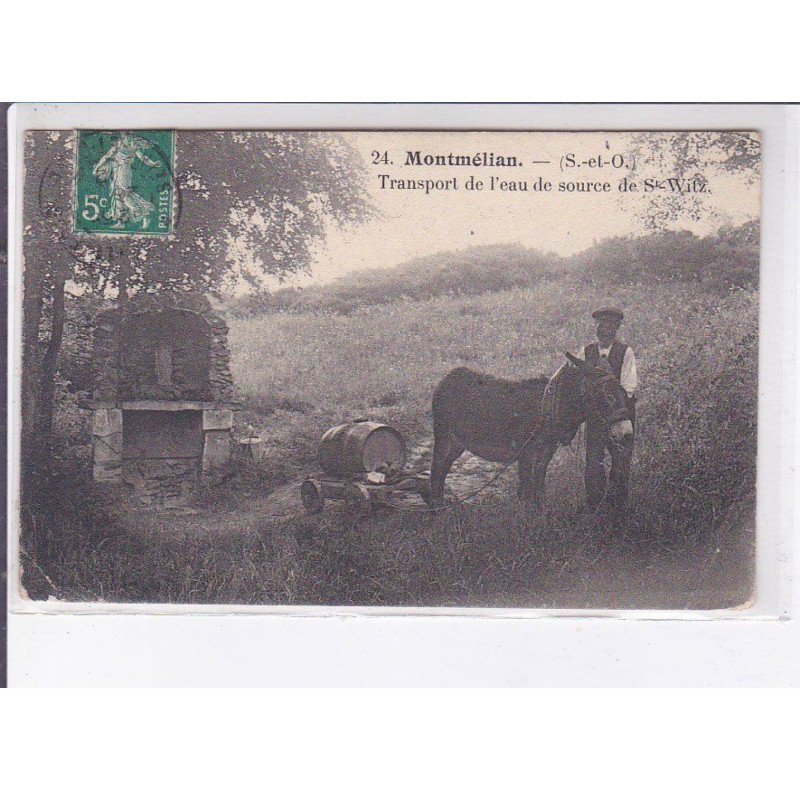 MONTMELIAN: transport de l'eau de source de saint-witz - état