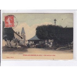 EPIAIS-les-LOUVRES: un coin de la fête, manège - état