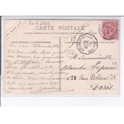 MONTAIGUILLON: carrières de montaiguillon un des chantiers d'épinçage - état