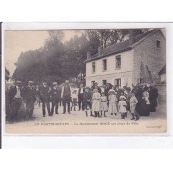 LE PORTMONTAIN: le restaurant bogé un jour de fête - très bon état