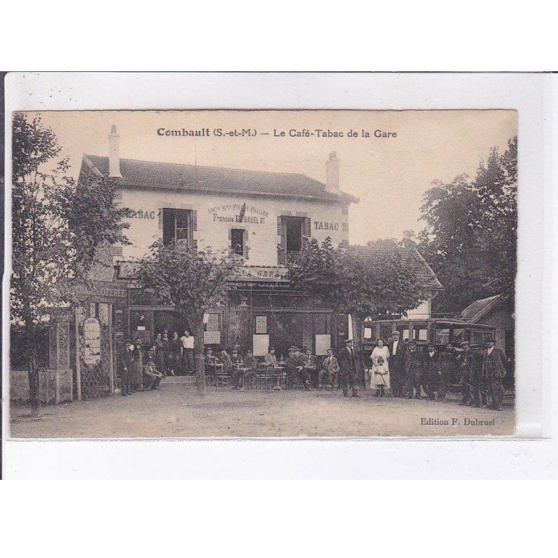 COMBAULT: le café-tabac de la gare, autobus - très bon état