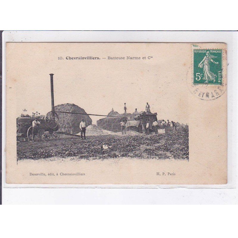 CHEVRAINVILLIERS: batteuse narme et cie - très bon état