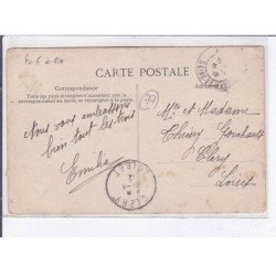 THIEUX: léglise, scèene de village - état