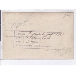 FONTAINE LE PORT: lot de 7 CPA - très bon état