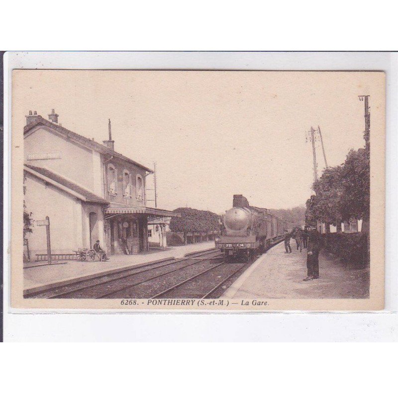 PONTHIERY: la gare - très bon état