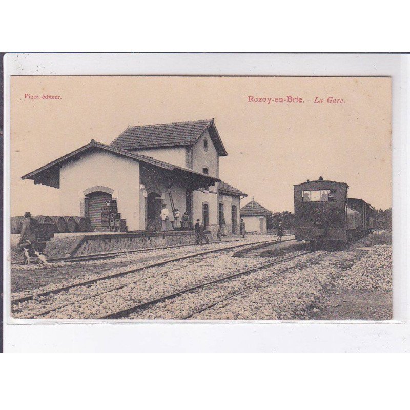 ROZOY-en-BRIE: la gare - très bon état