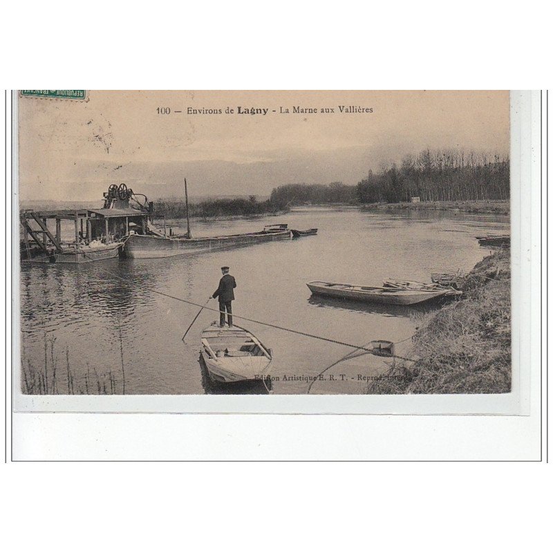 Environs de LAGNY - La Marne aux Vallières - très bon état