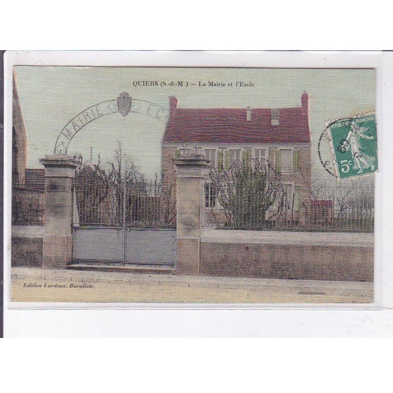 QUIERS: la mairie et l'école - très bon état